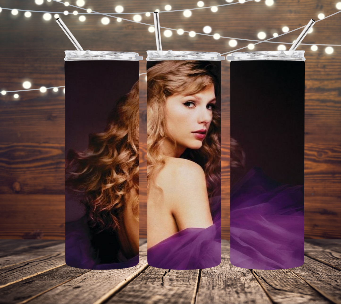 Speak Now Taylor's Version Album Cover Taylor Swift 20oz Skinny Tumbler