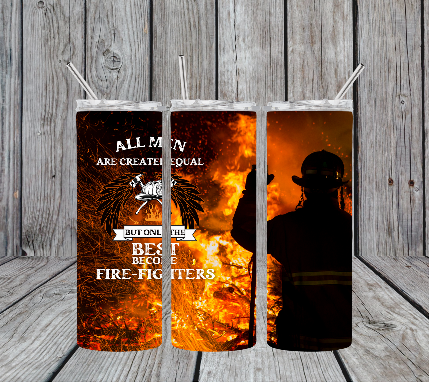 FireFighters 20oz Skinny Tumbler