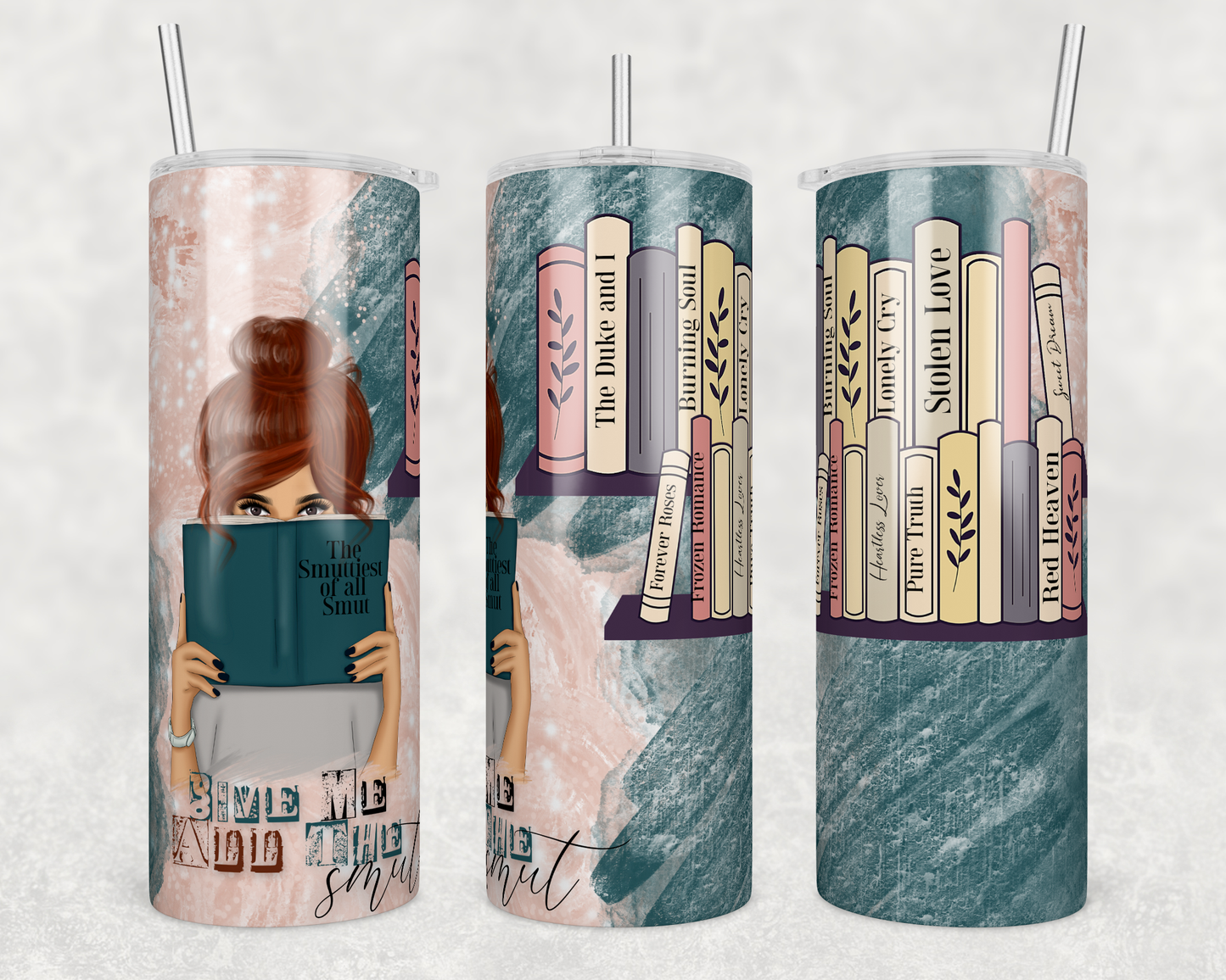 Smut Book Reader 20oz Skinny Tumbler