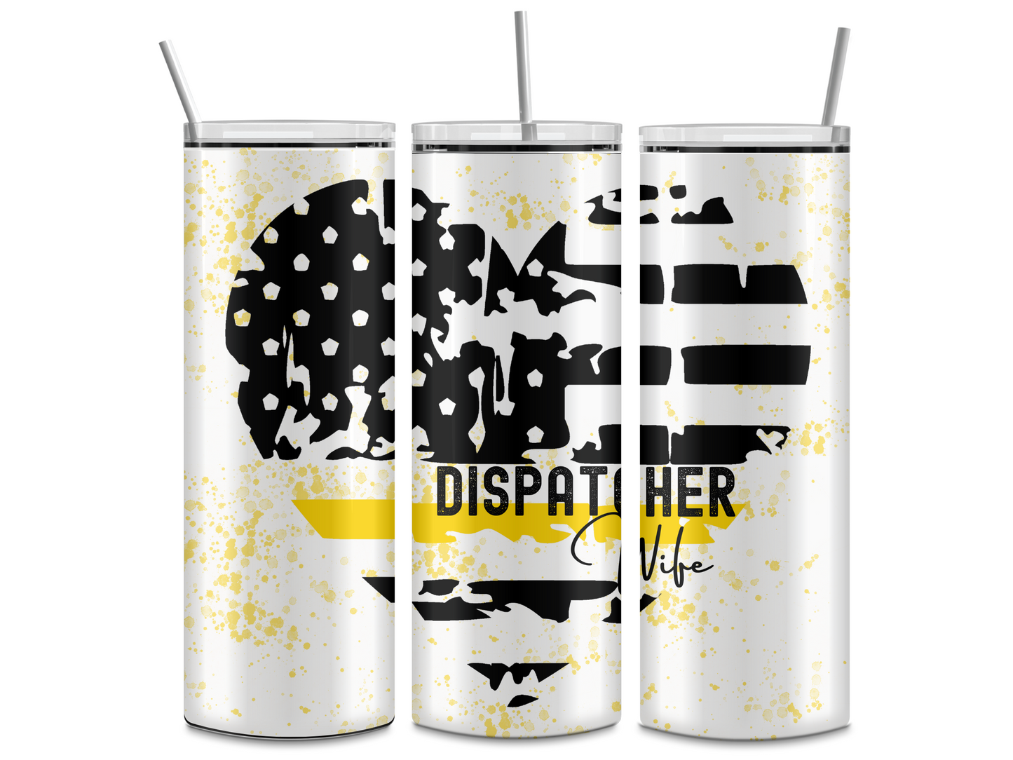 911 Dispatcher Wife 20oz Skinny Tumbler