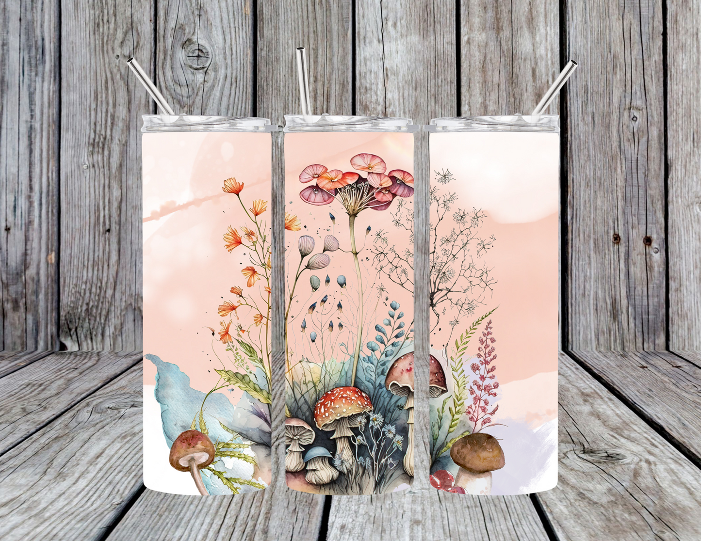 Mushroom 20oz Skinny Tumbler