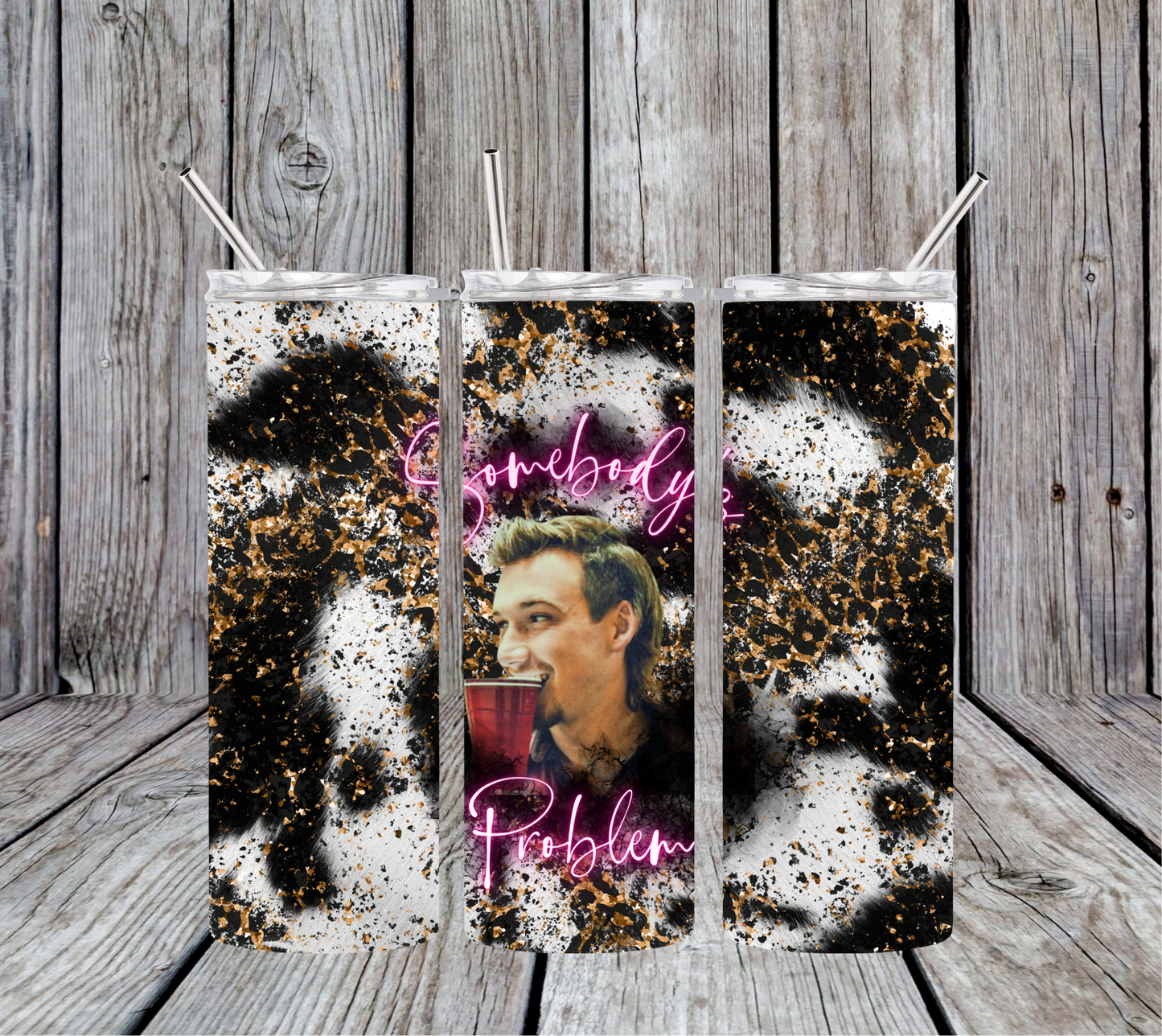 Somebody's Problem - Morgan Wallen 20oz Skinny Tumbler