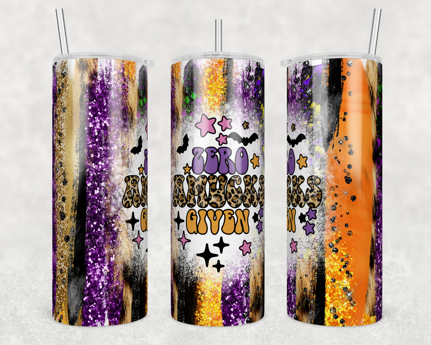 Zero Amucks Given - Halloween 20oz Skinny Tumbler