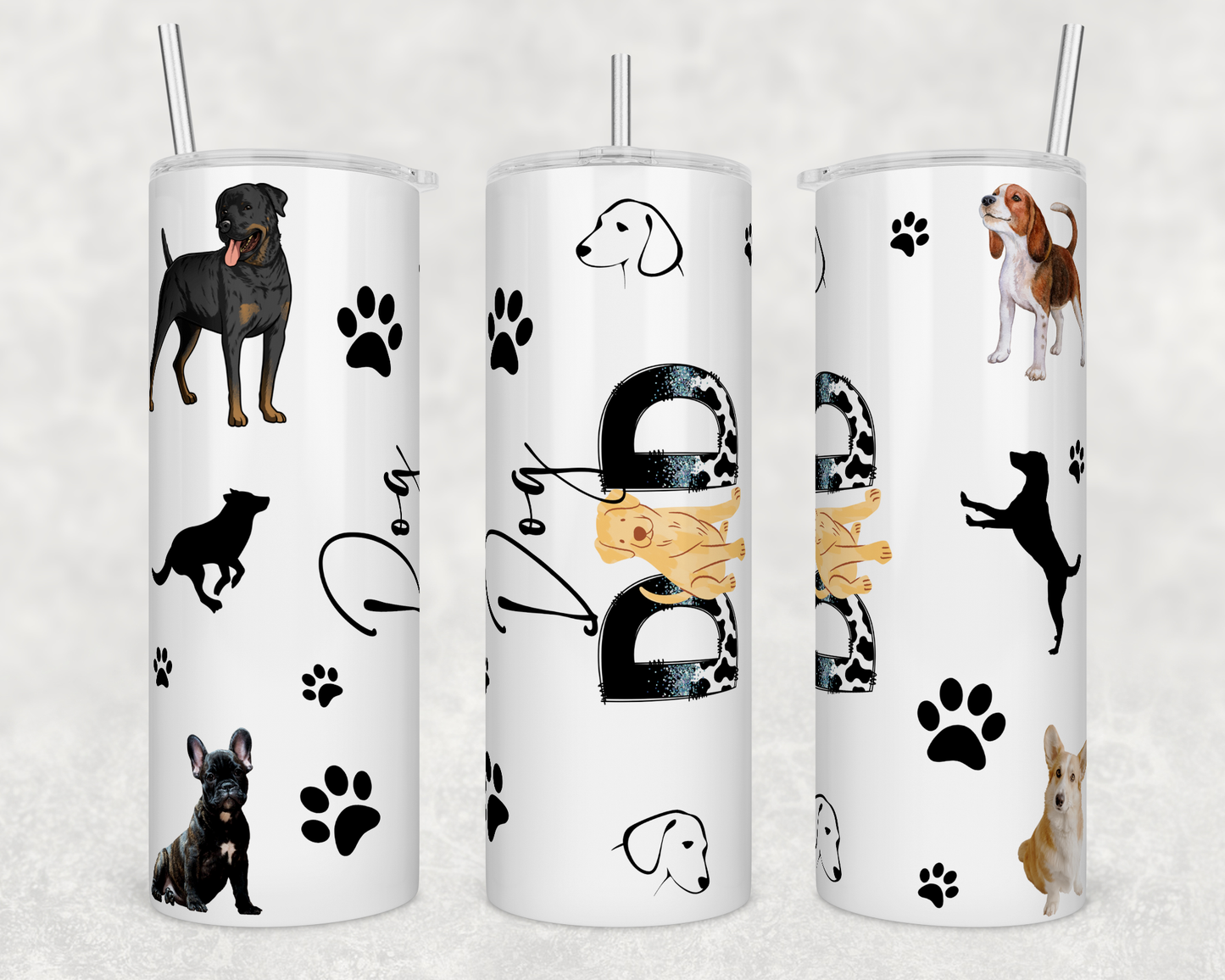 Dog Dad 20oz Skinny Tumbler