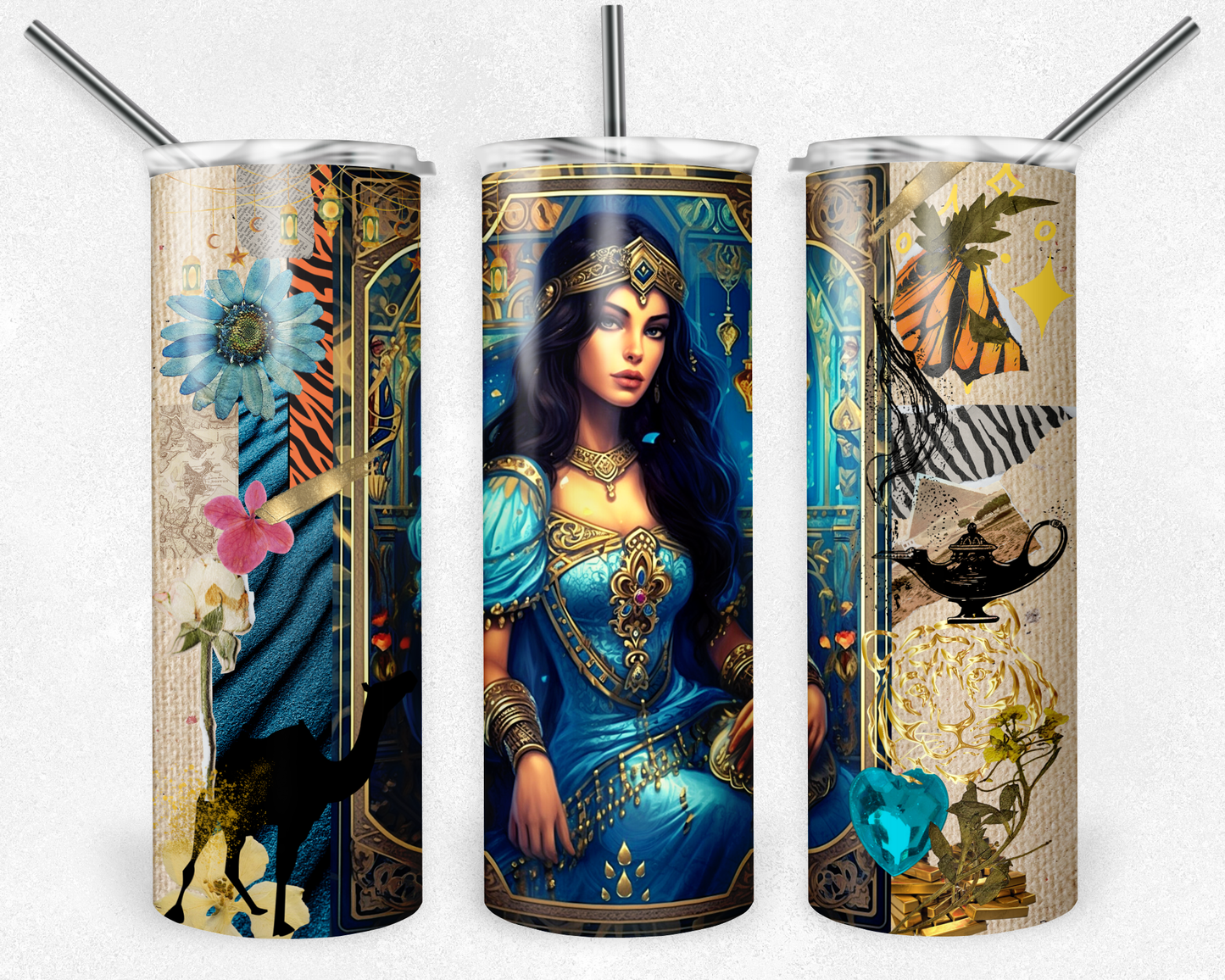 Jasmine - Magical - Vintage 20oz Skinny Tumbler