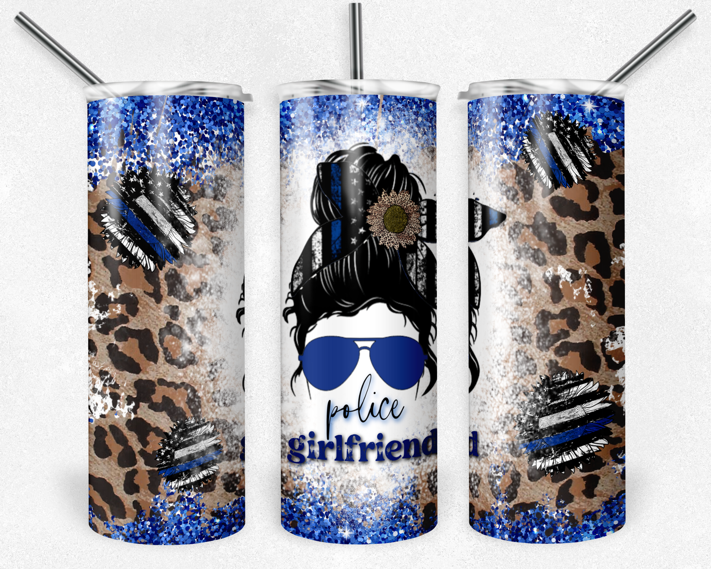Police Girlfriend 20oz Skinny Tumbler