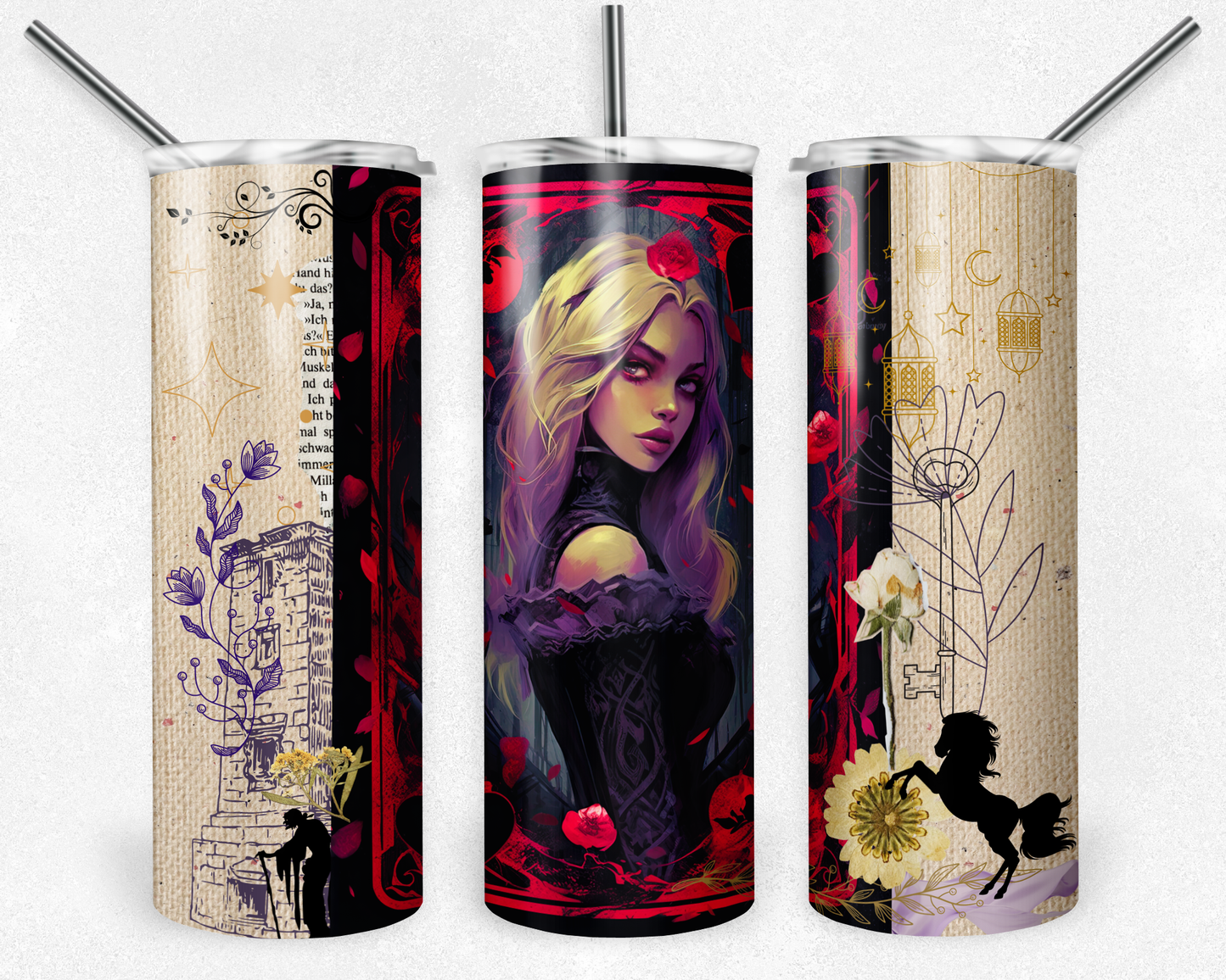 Rapunzel - Magical - Vintage 20oz Skinny Tumbler