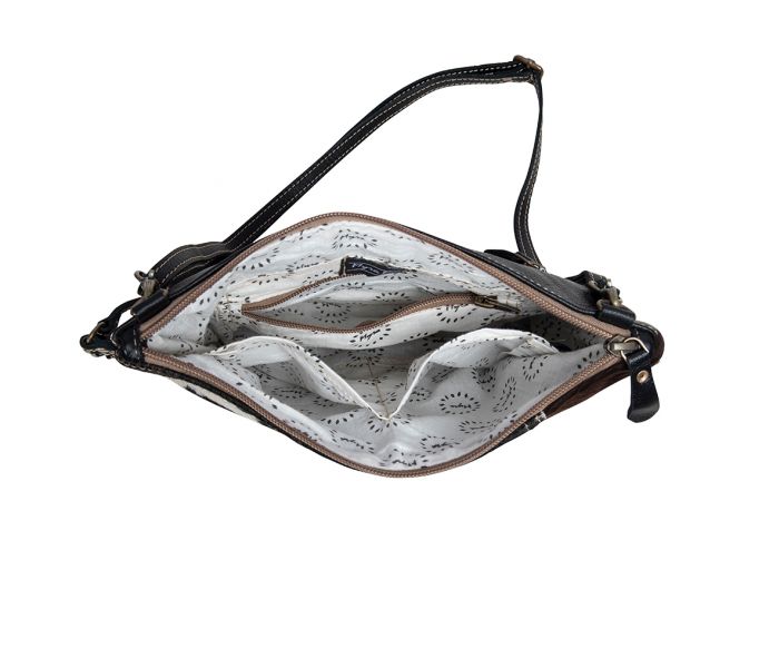 Tyler Ridge Hair-On Leather Myra Bag