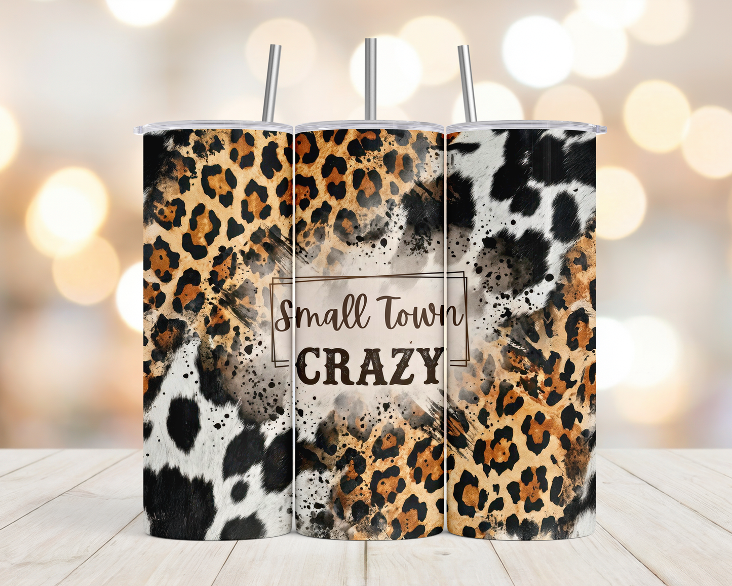 Small Town Crazy 20oz Skinny Tumbler