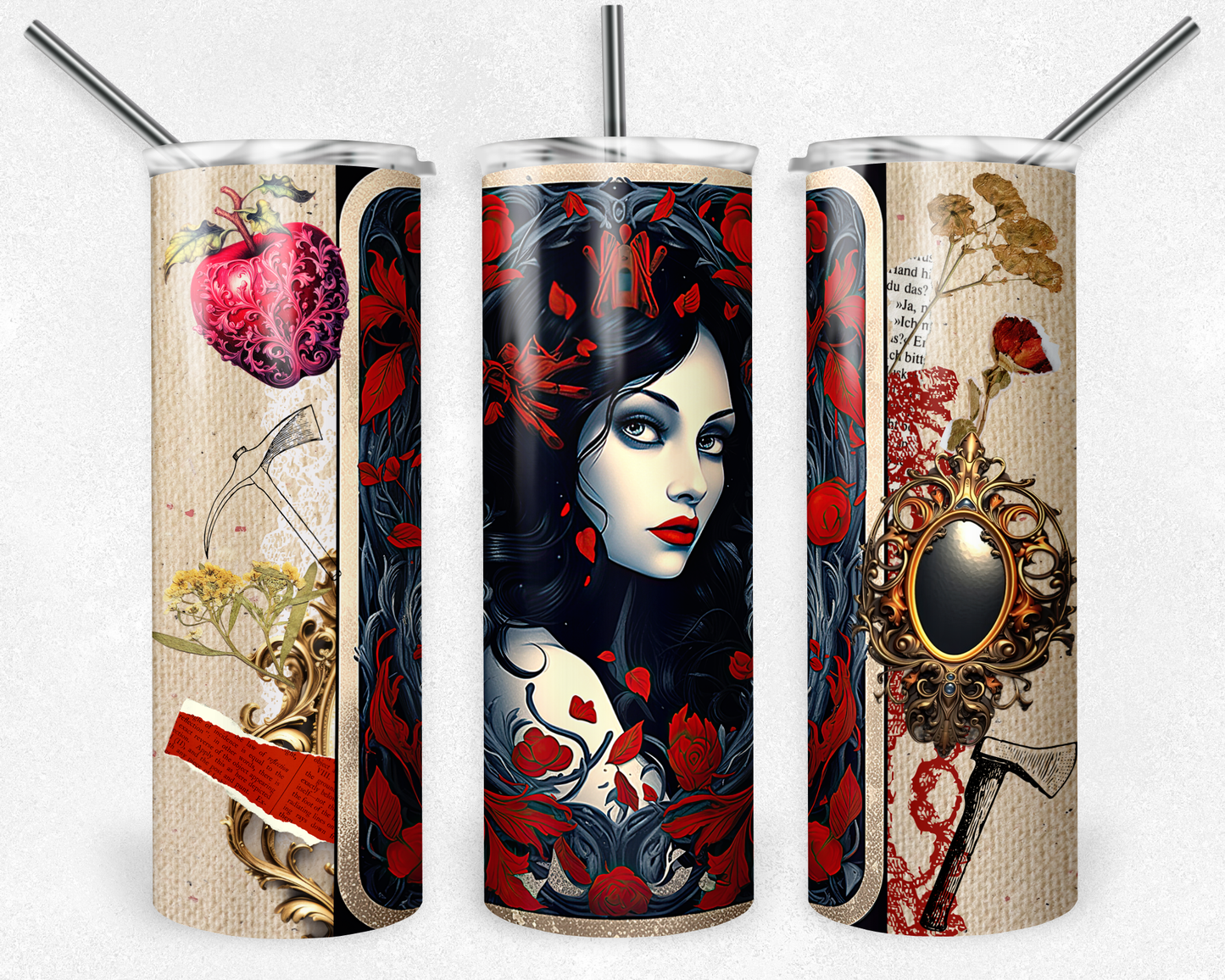 Snow White - Magical - Vintage 20oz Skinny Tumbler