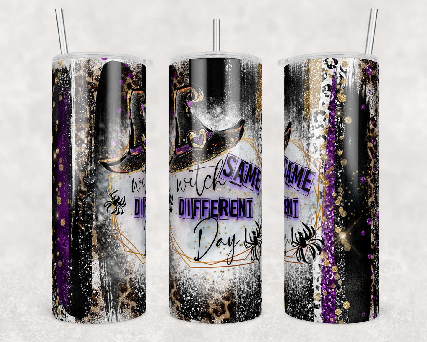 Same Witch Different Day - Halloween 20oz Skinny Tumbler