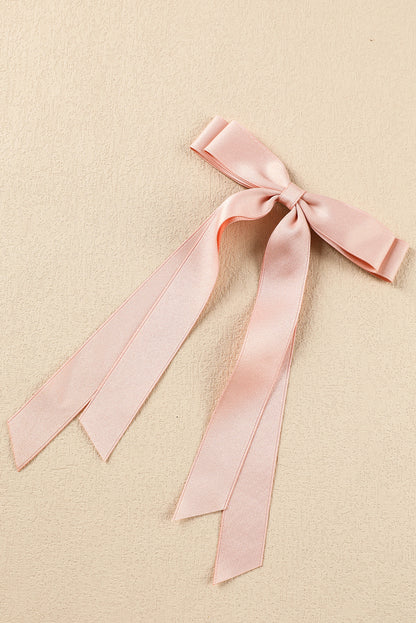 Black Elegant Terylene Double Bow Hair Clip
