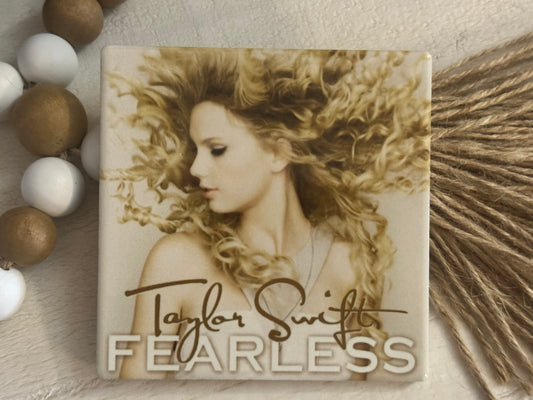 Taylor Swift Fearless Album Ceramic Coasters