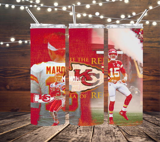 Patrick Mahomes See the Red 20oz Skinny Tumbler