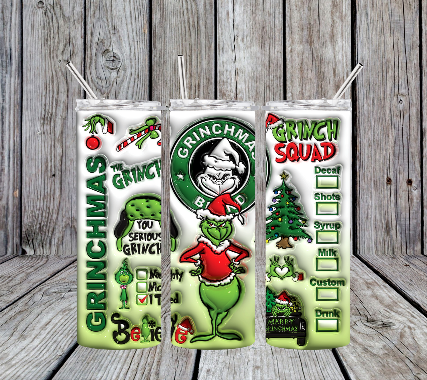 Grinch Coffee - Christmas 20oz Skinny Tumbler