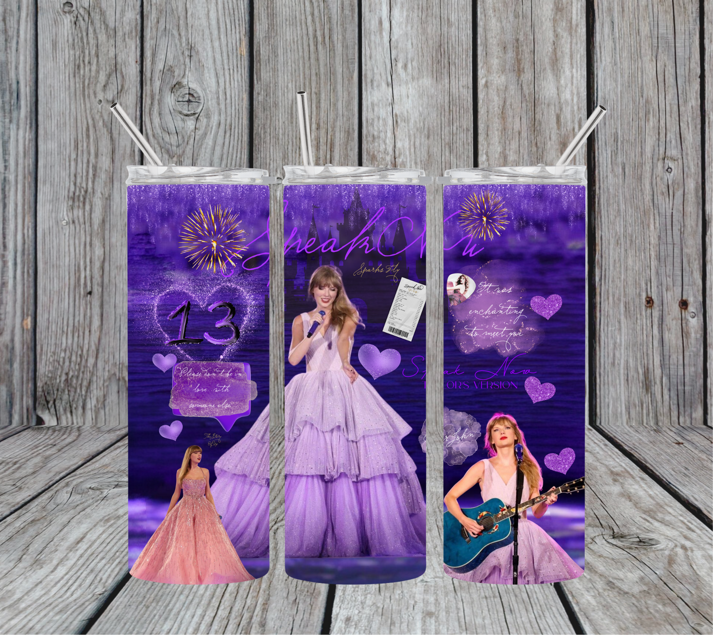 Speak Now Taylor Swift 20oz Skinny Tumbler