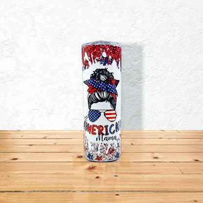 American Mama Patriotic 20 oz. Skinny Tumbler