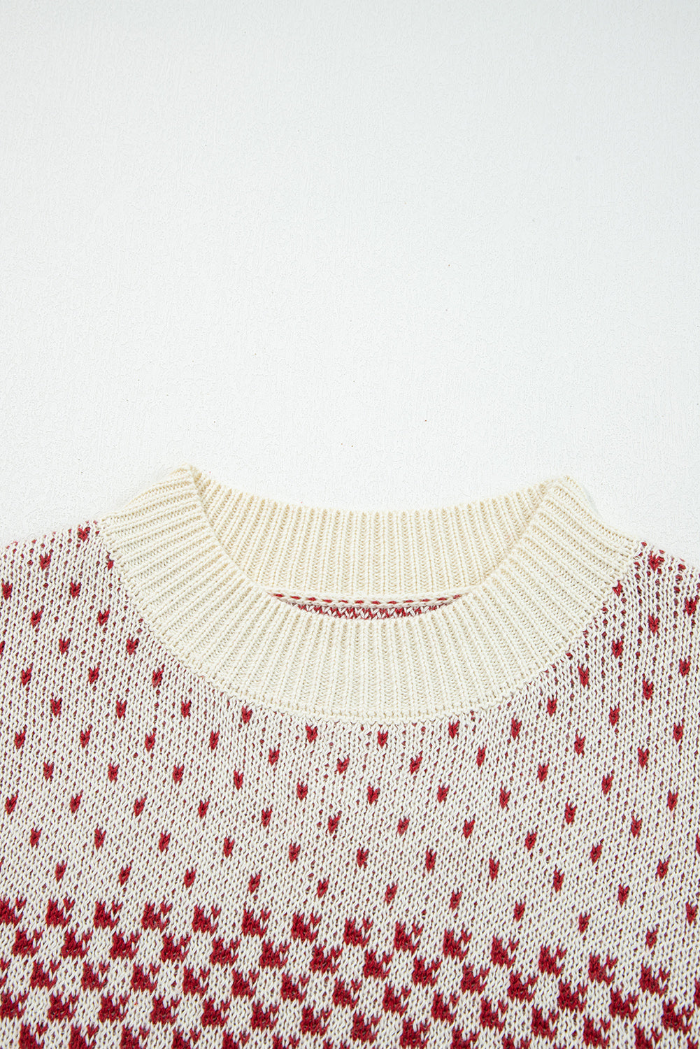 Black Colorblock Bishop Sleeve Knit Sweater