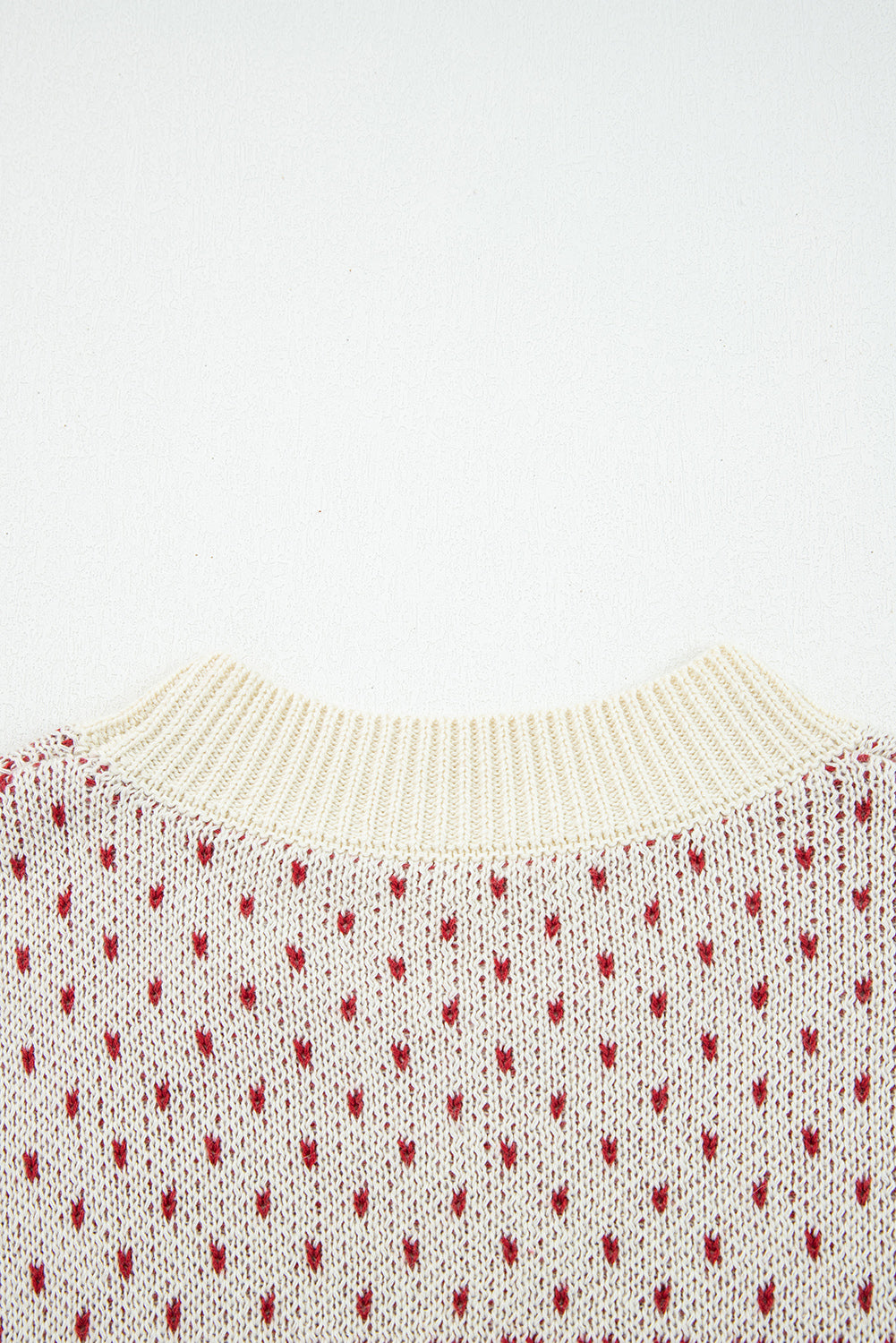 Black Colorblock Bishop Sleeve Knit Sweater