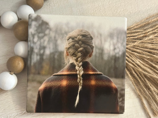 Taylor Swift Evermore Album Ceramic Coasters