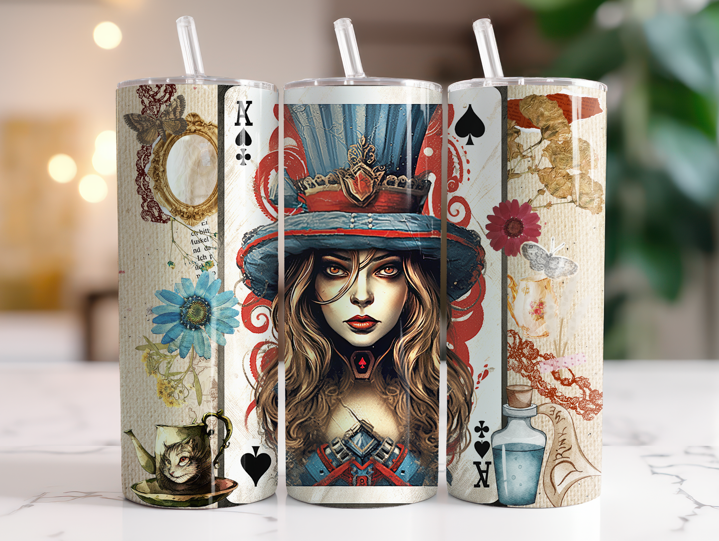 Dark Alice - Magical - Vintage 20oz Skinny Tumbler