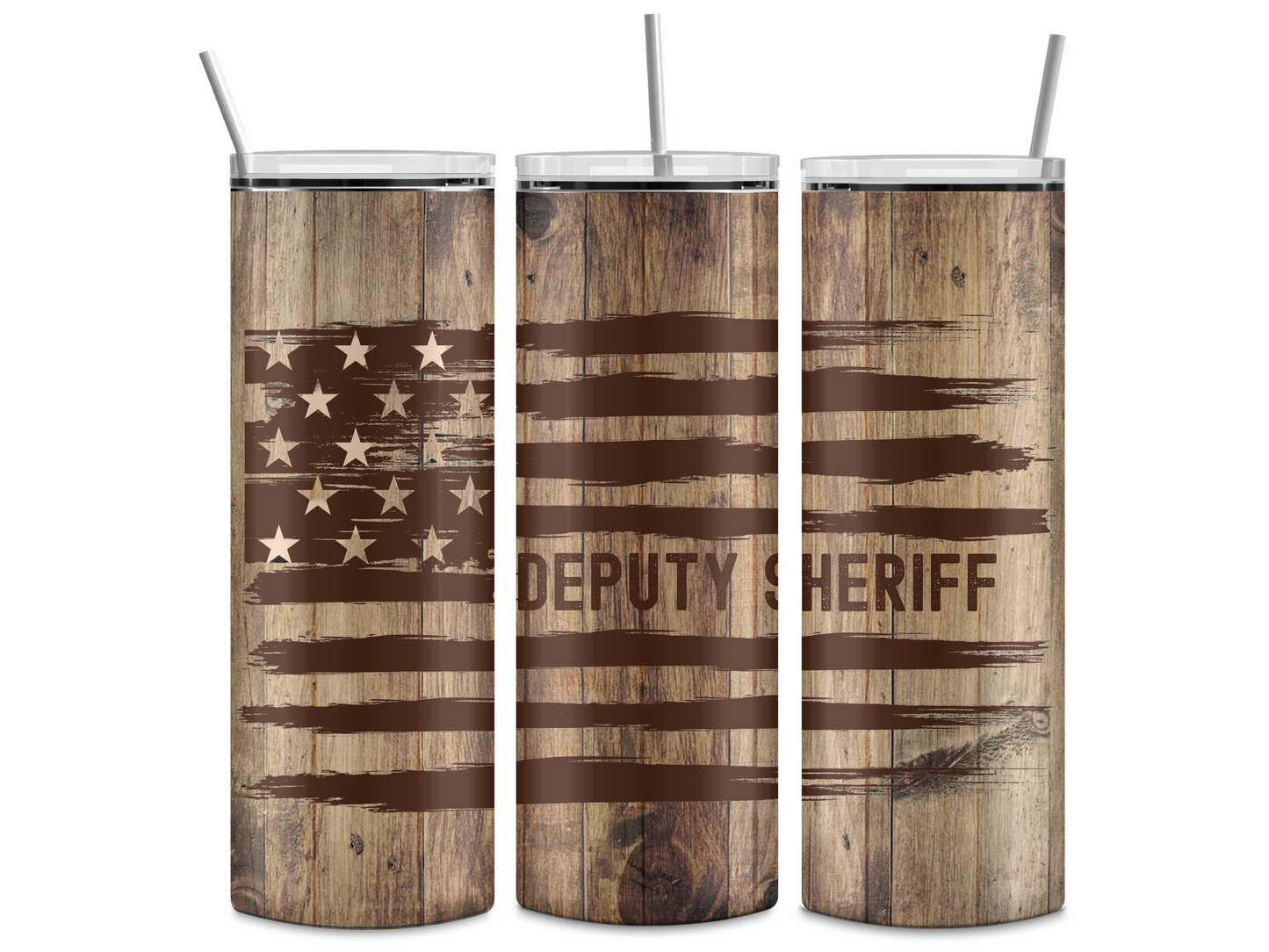 Deputy Sheriff 20oz Skinny Tumbler