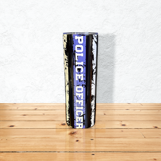 Police Officer, Thin Blue Line 20 oz Tumbler