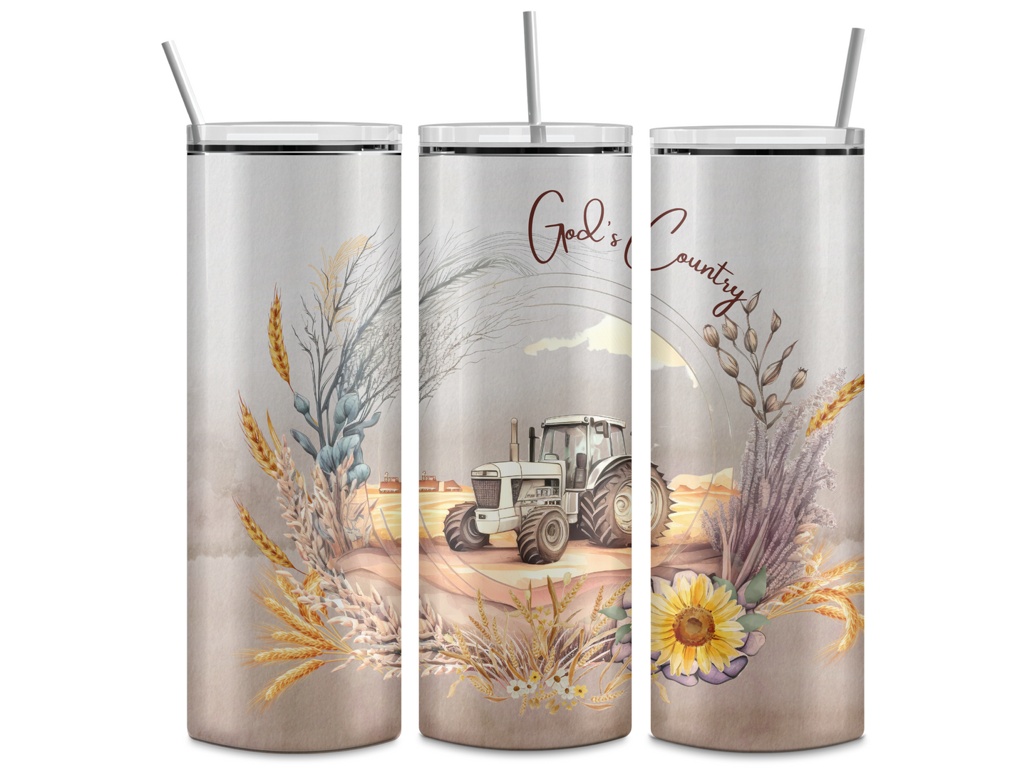 God's Country 20oz Skinny Tumbler
