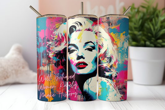 Graffiti - Marilyn Monroe 20oz Skinny Tumbler