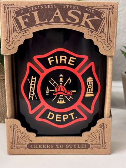 Fire Dept Flask - Firefighter