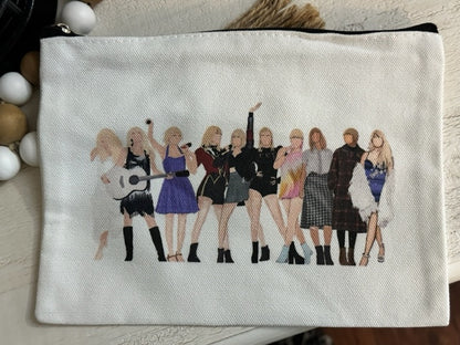 The Eras Tour - Taylor Swift Canvas Makeup / Cosmetic Bag