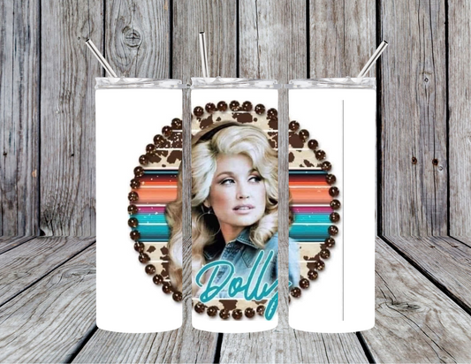 Dolly cow print 20oz Skinny Tumbler