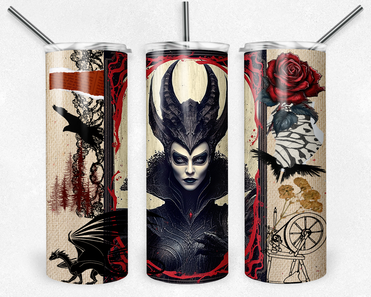 Evil - Magical - Vintage 20oz Skinny Tumbler