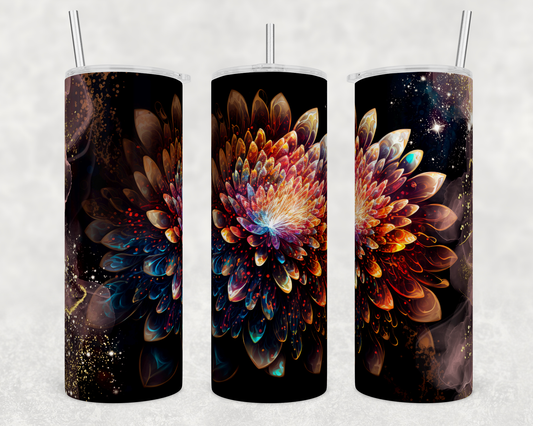 Flower Ink 20oz Skinny Tumbler