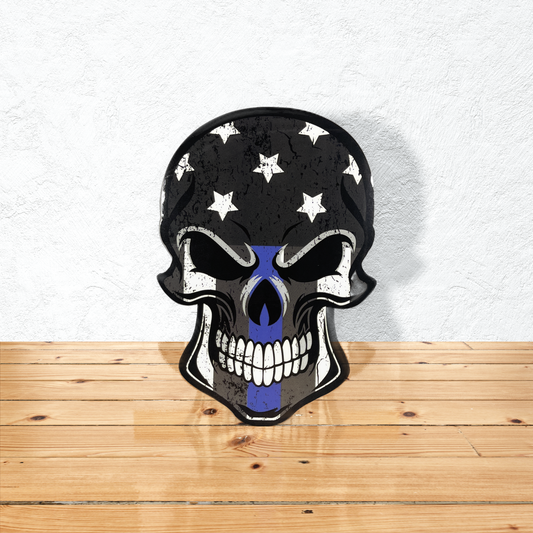 Thin Blue Line Punisher - 4 x 6 in. Decal / Sticker