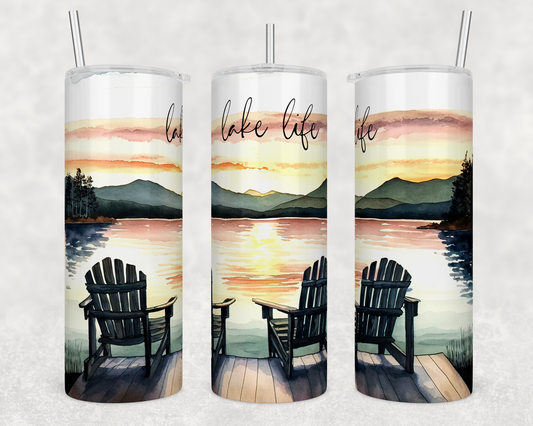 Lake Life 20oz Skinny Tumbler