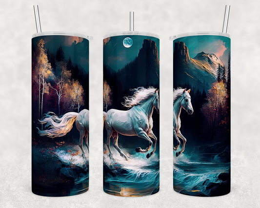 Magical Horse 20oz Skinny Tumbler