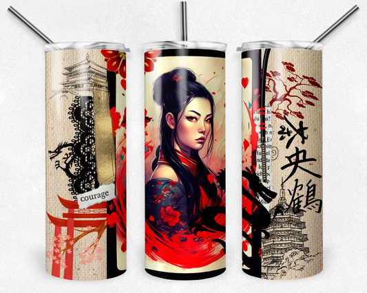 Mulan - Magical - Vintage 20oz Skinny Tumbler
