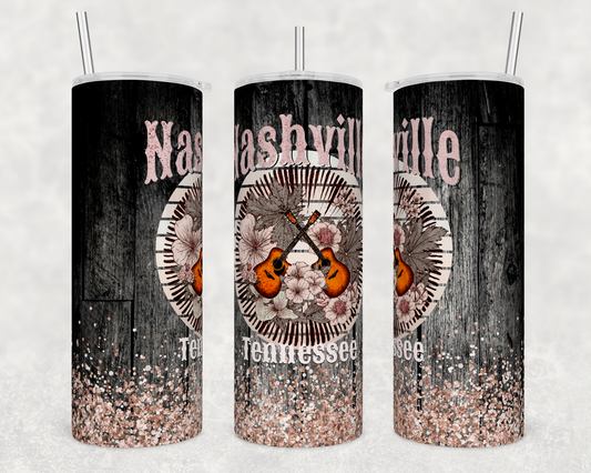 Nashville Tennessee 20oz Skinny Tumbler