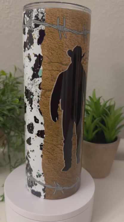 Rip in her Jeans Yellowstone 20oz Skinny Tumbler