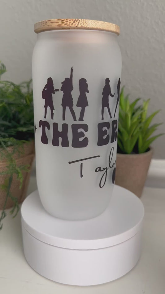 The Eras Tour / Taylor Swift Frosted Beer Can Glass 16oz