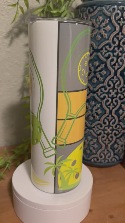 I Dink All Day - Pickleball 20oz Skinny Tumbler